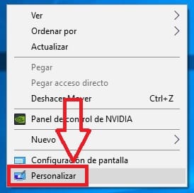 quitar transparencia windows 10