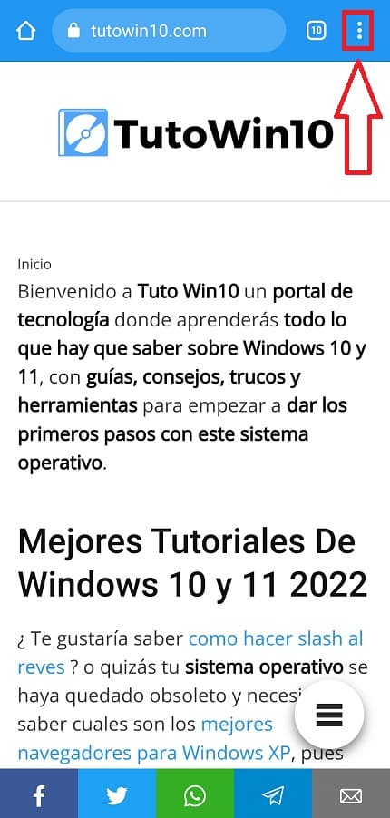 versión de PC móvil.