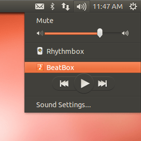 Menú Sonido: Nueva opción en Ubuntu 12.10