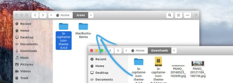 instalar un tema de iconos en ubuntu